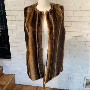Vintage Y2K Betsey Johnson Faux Fur Vest M